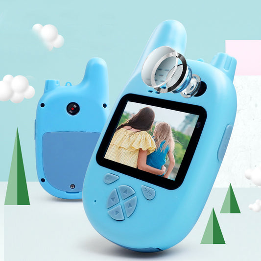Walkie-Talkie Kids Camera Toys Mini HD Cartoon Cameras - care4yourbab