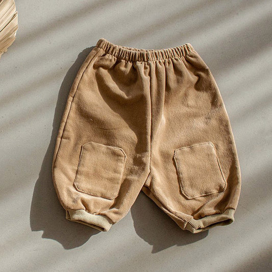 Pantalons à patchs assortis pour bébé