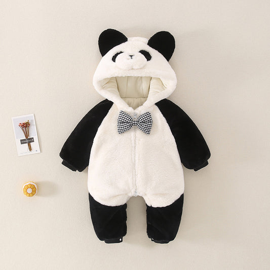 Combinaison bébé manteau panda
