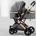 Bild in Galerie-Betrachter laden, Two-way Newborn Baby Stroller Portable Folding - care4yourbab
