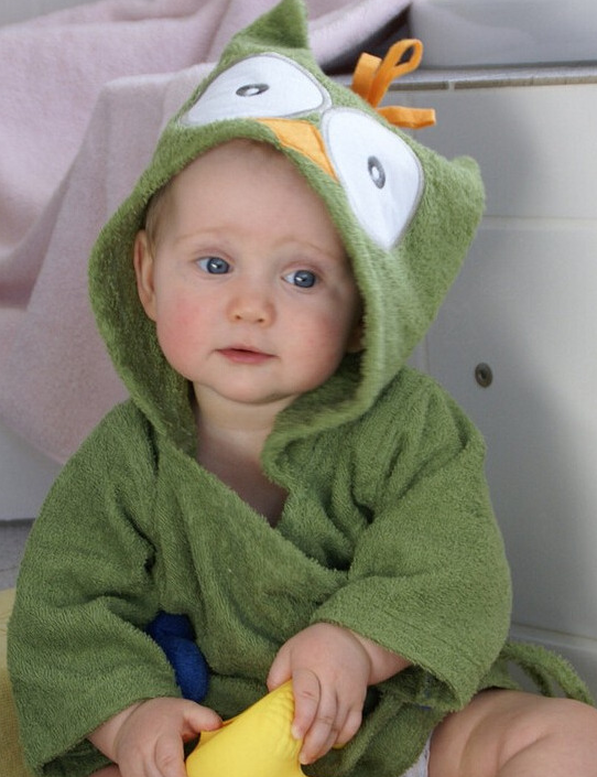 Serviettes de bain pour bébés animaux