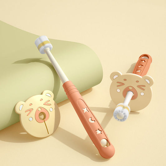Toothbrush With 360-degree Antibacterial Nano-soft Bristles