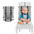 Load image into Gallery viewer, Travel Harness Seat - Fabric Baby Portable High Chair For Travel - Travel High Chair Seat Sack - Portable Baby Seat With Safety Harness - care4yourbab
