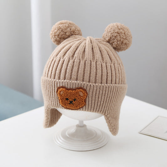Baby Bear Hat Warm Earflaps