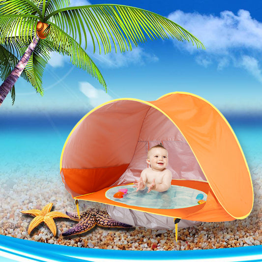 Tente et piscine de protection UV Baby Beach