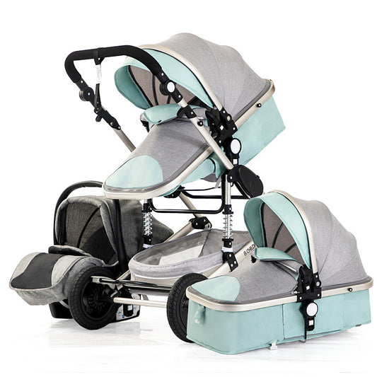 Good Quality Travel  Baby Stroller Luxury  3 In One - care4yourbab